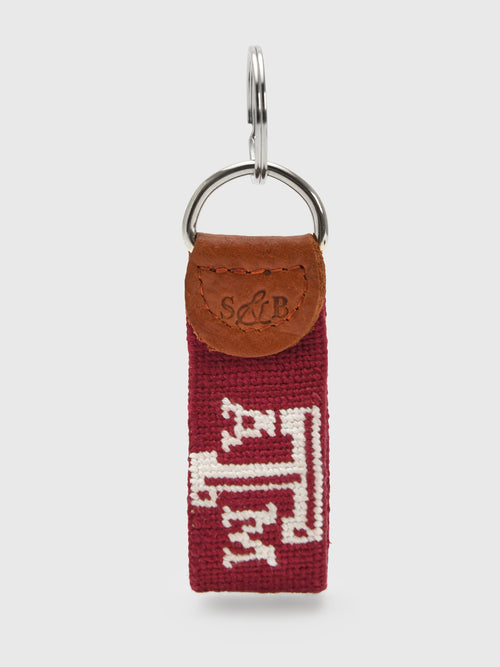 Smathers & Branson Texas A&M Needlepoint Key Fob