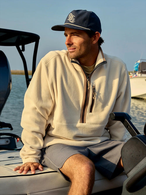 Free Fly Men's Ashridge Fleece Half-Zip - Saint Bernard