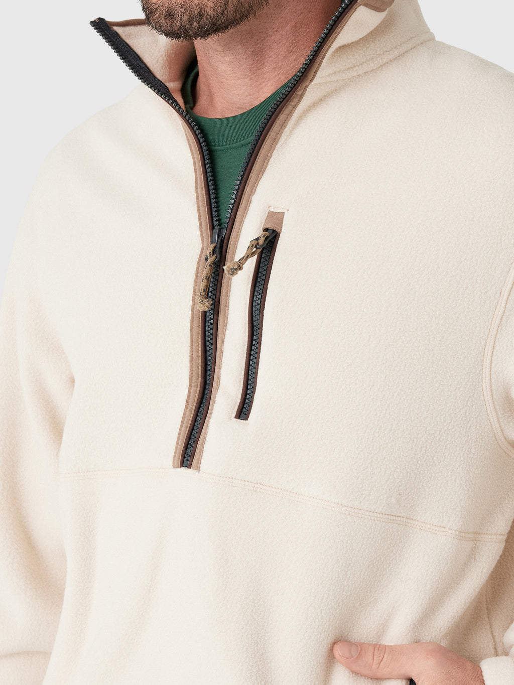 Free Fly Men's Ashridge Fleece Half-Zip - Saint Bernard