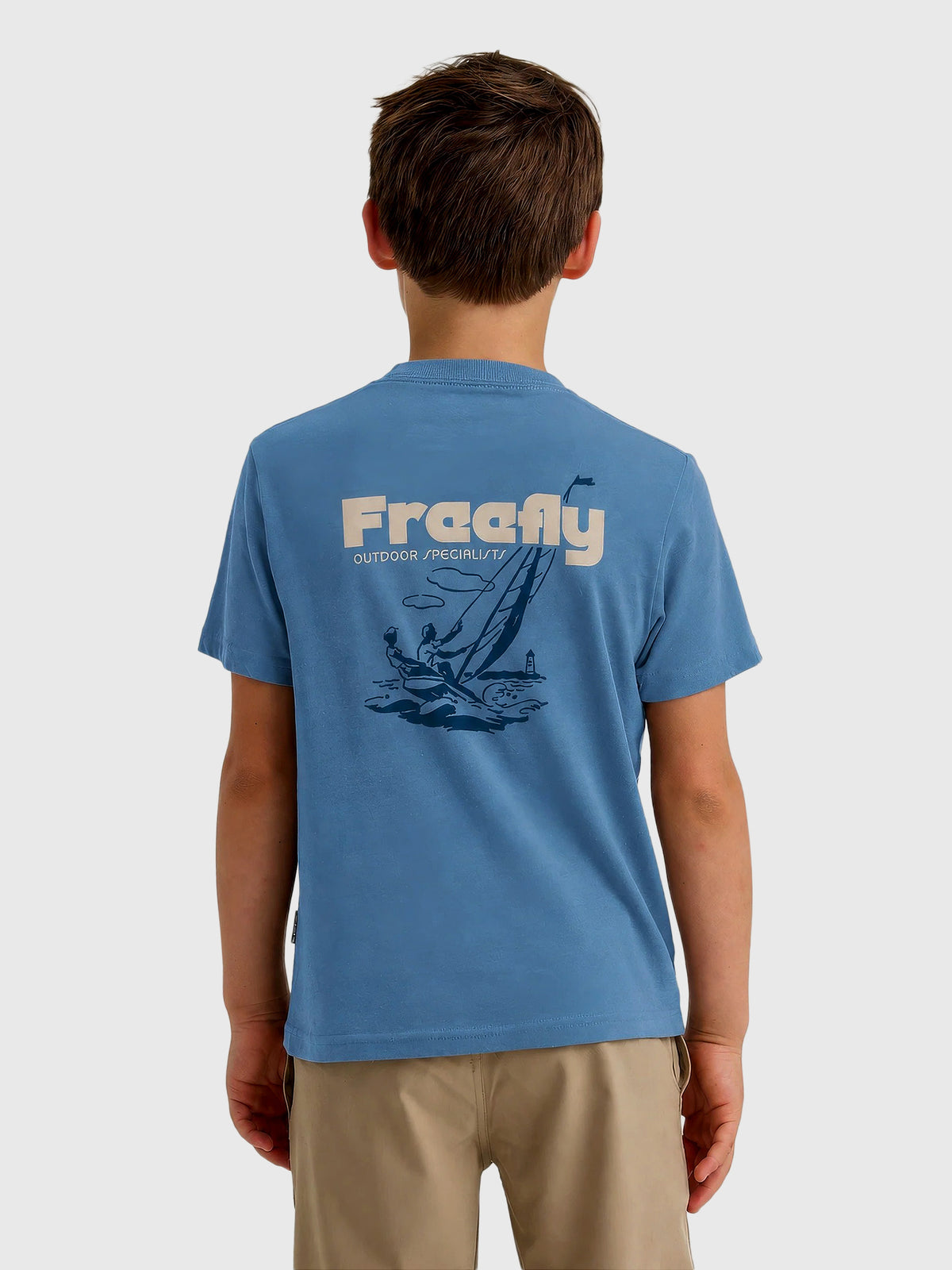 Free Fly Boys' Outdoor Specialists Tee - Saint Bernard