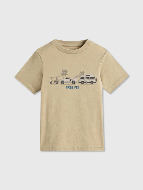 Free Fly Toddler Boys' On The Go Tee - Saint Bernard