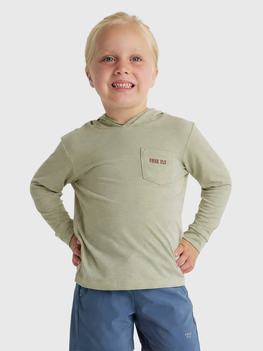 Free Fly Toddler Boys' Bamboo Shade Graphic Hoodie