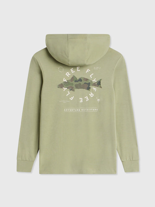 Free Fly Boys' Bamboo Shade Graphic Hoodie