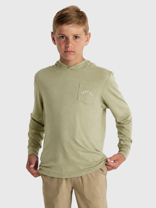 Free Fly Boys' Bamboo Shade Graphic Hoodie