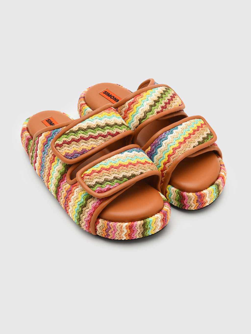 Simon Miller Women's Raffia Cro Slide Sandal - Saint Bernard