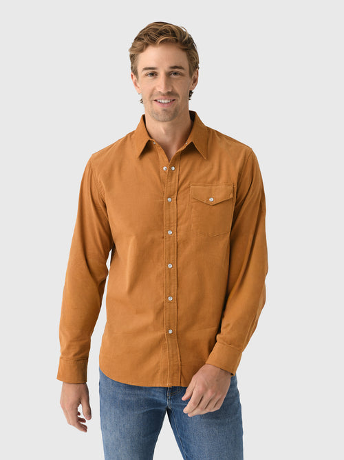 East Cape Men's Corduroy Long Sleeve Shirt
