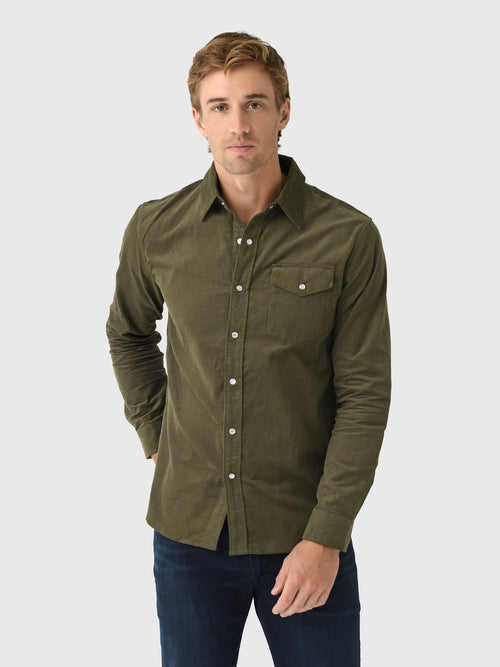 East Cape Men's Corduroy Long Sleeve Shirt
