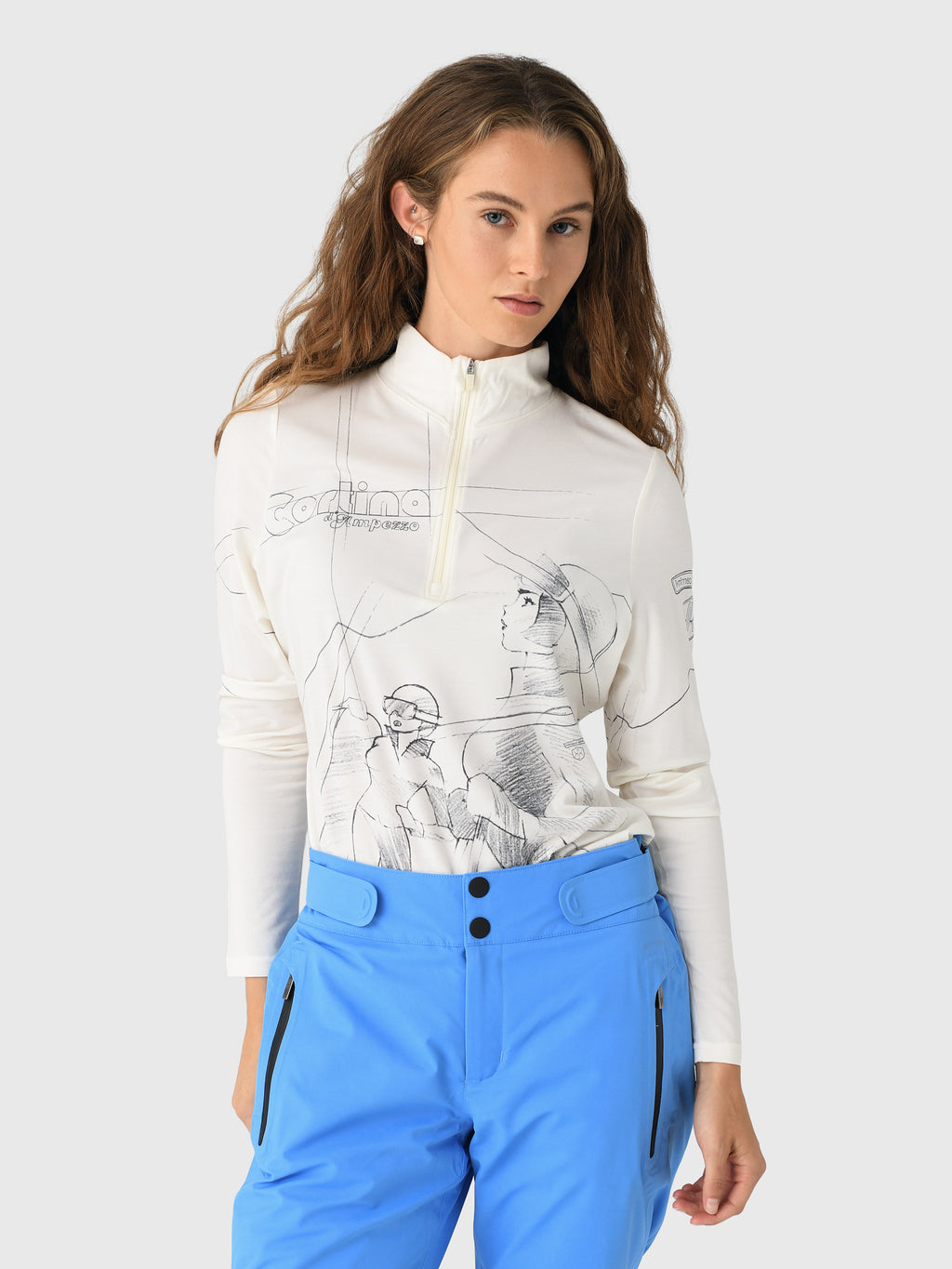 Krimson Klover Women's Back Country Sketch Base Layer Top - Saint Bernard