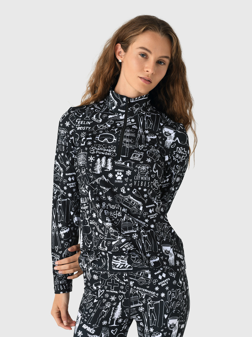 Krimson Klover Women's Graffiti Base Layer Top - Saint Bernard