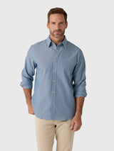 East Cape Men's Long Sleeve Denim Chambray Shirt