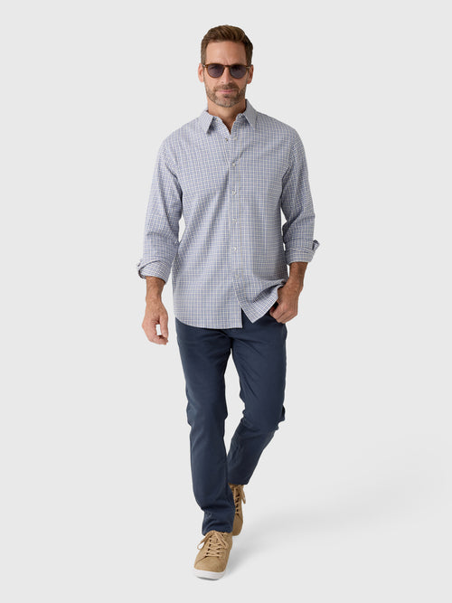 East Cape Men's Long Sleeve Check Shirt - Saint Bernard