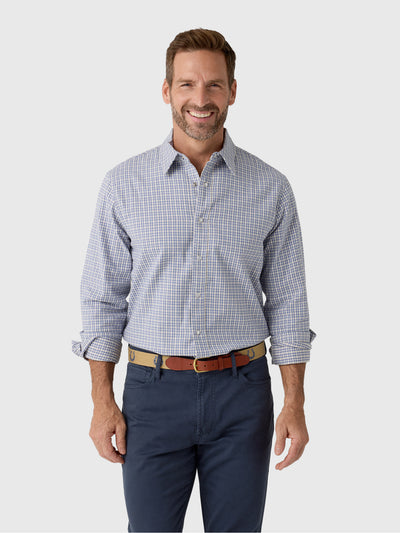 East Cape Men's Long Sleeve Check Shirt - Saint Bernard