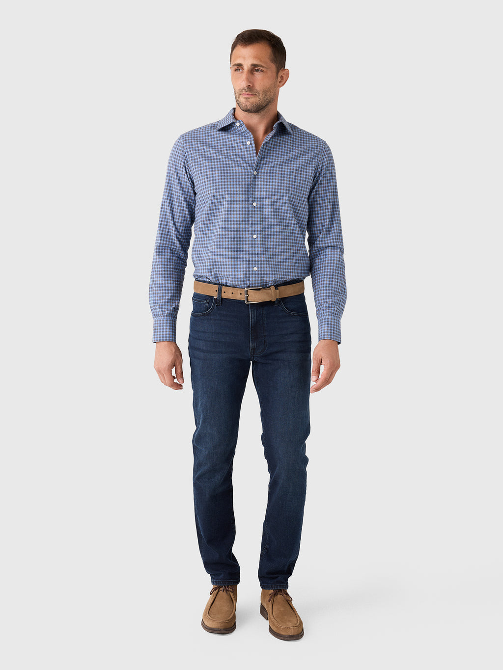 Nicoló Men's Naples Long Sleeve Shirt - Saint Bernard