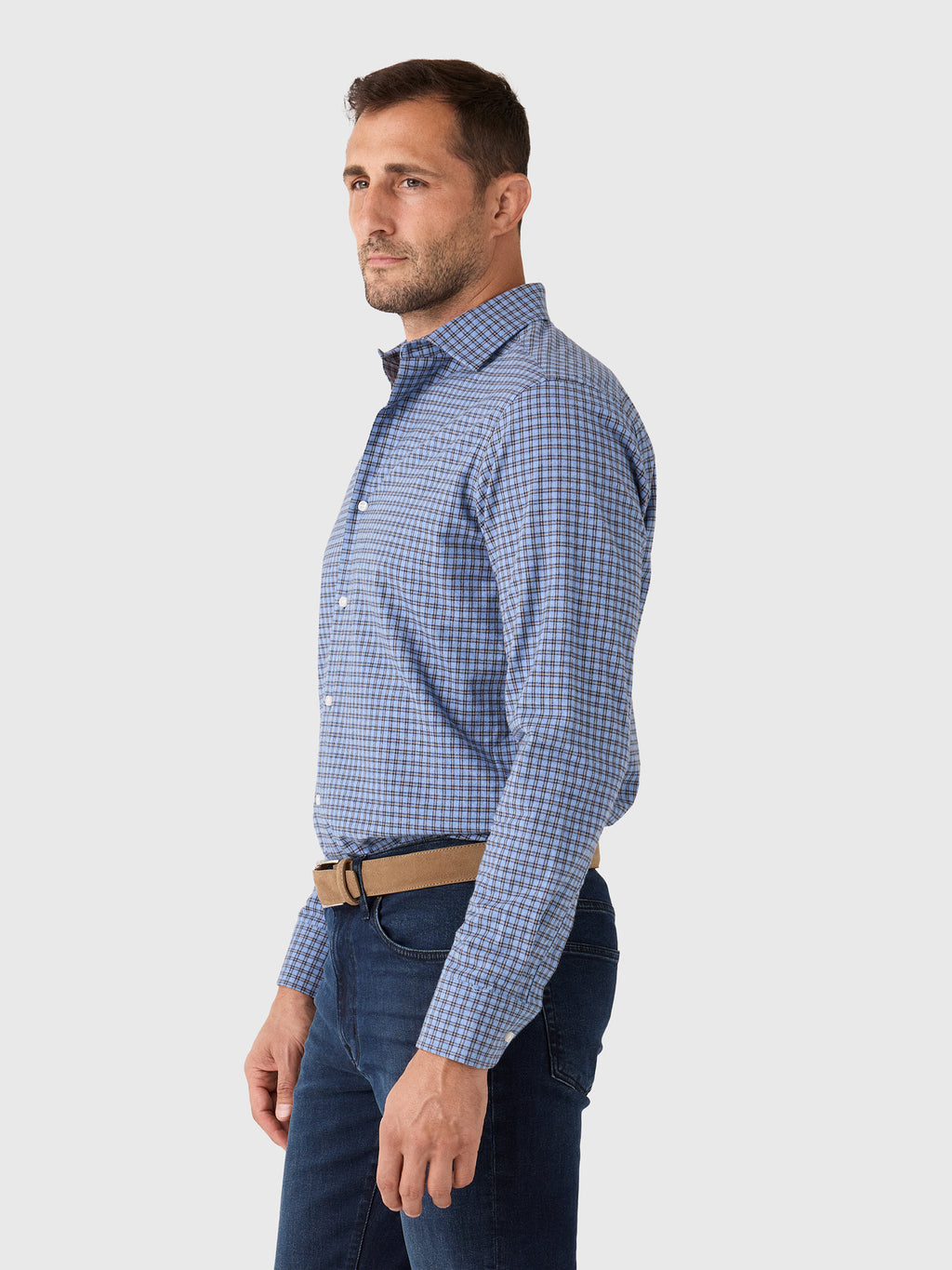 Nicoló Men's Naples Long Sleeve Shirt - Saint Bernard