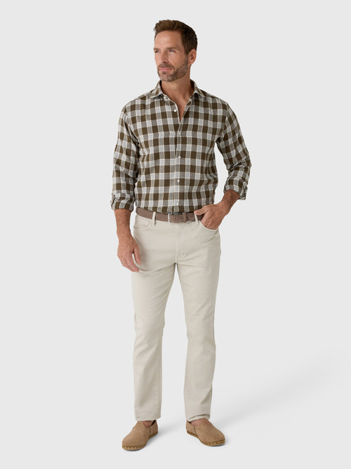 Nicoló Men's Naples Long Sleeve Shirt - Saint Bernard