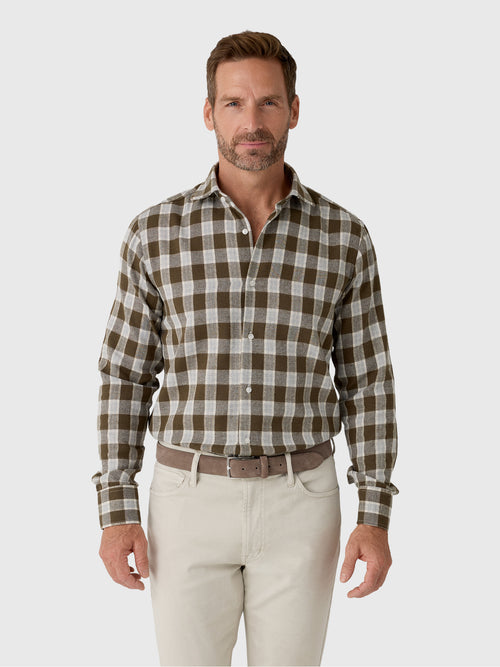 Nicoló Men's Naples Long Sleeve Shirt - Saint Bernard