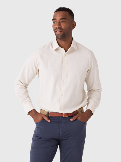 Nicoló Men's Naples Long Sleeve Shirt - Saint Bernard