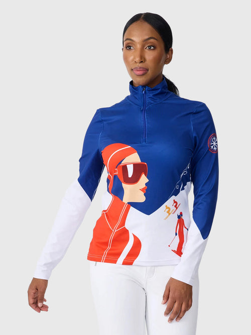 Krimson Klover Women's Mod Slopes Base Layer Top - Saint Bernard