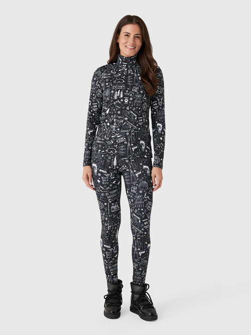 Krimson Klover Women's Graffiti Base Layer Top - Saint Bernard