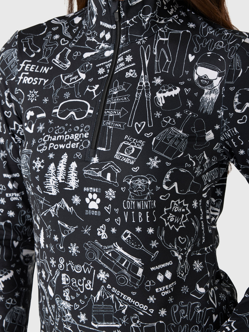 Krimson Klover Women's Graffiti Base Layer Top - Saint Bernard