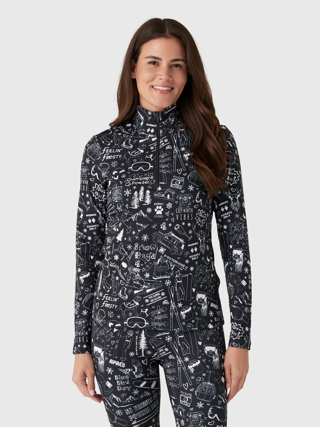 Krimson Klover Women's Graffiti Base Layer Top - Saint Bernard