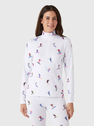 Krimson Klover Women's Multi Skiers Base Layer Top - Saint Bernard