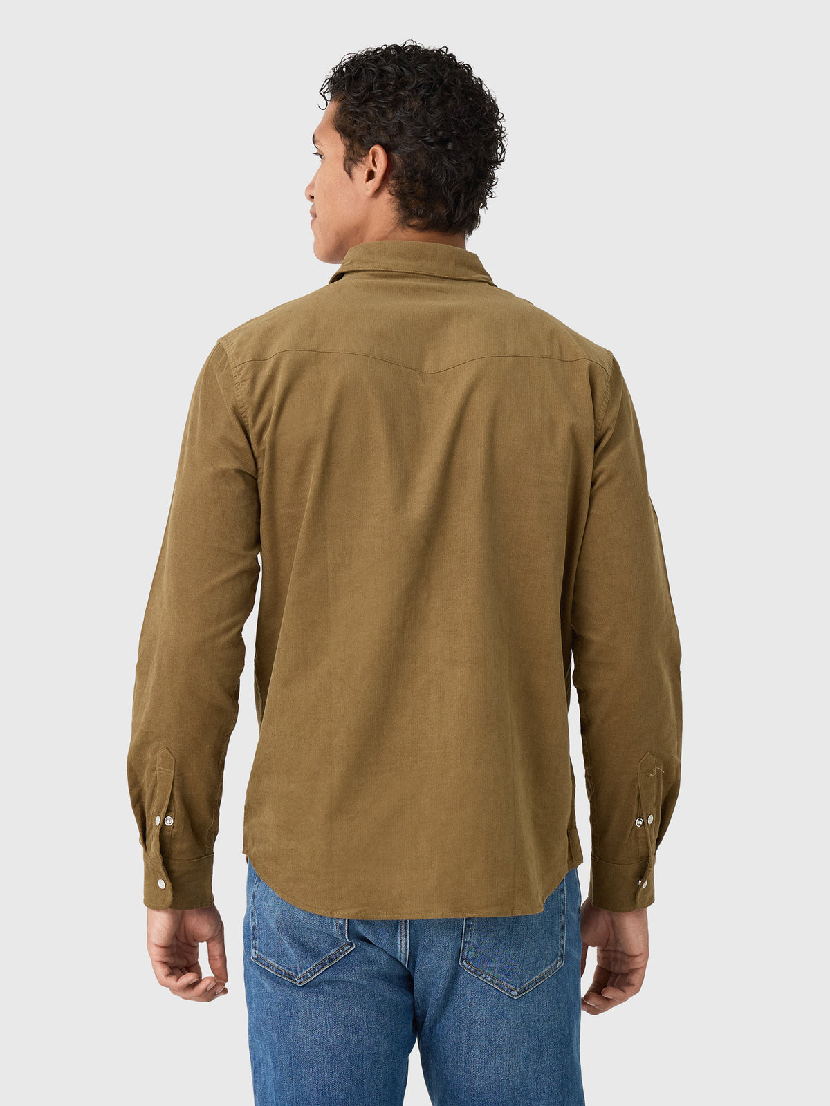 East Cape Men's Long Sleeve Corduroy Shirt - Saint Bernard