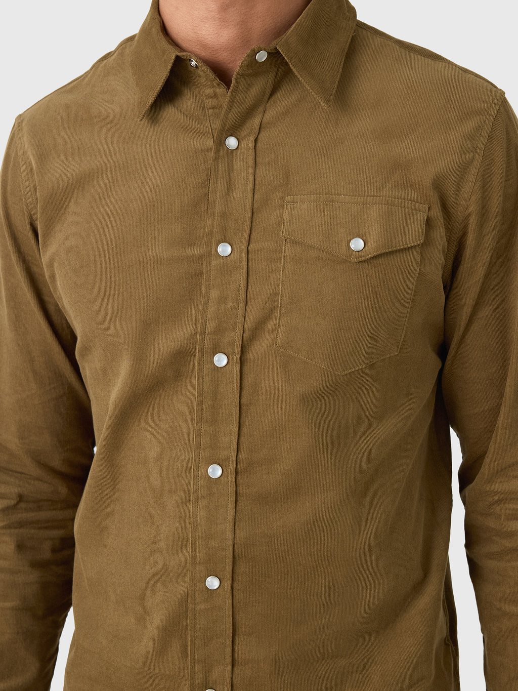 East Cape Men's Long Sleeve Corduroy Shirt - Saint Bernard