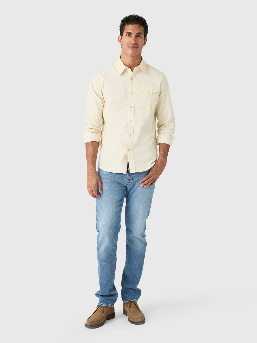 East Cape Men's Long Sleeve Corduroy Shirt - Saint Bernard