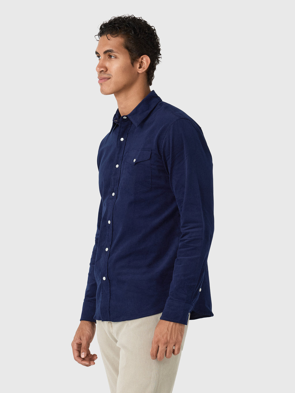 East Cape Men's Long Sleeve Corduroy Shirt - Saint Bernard