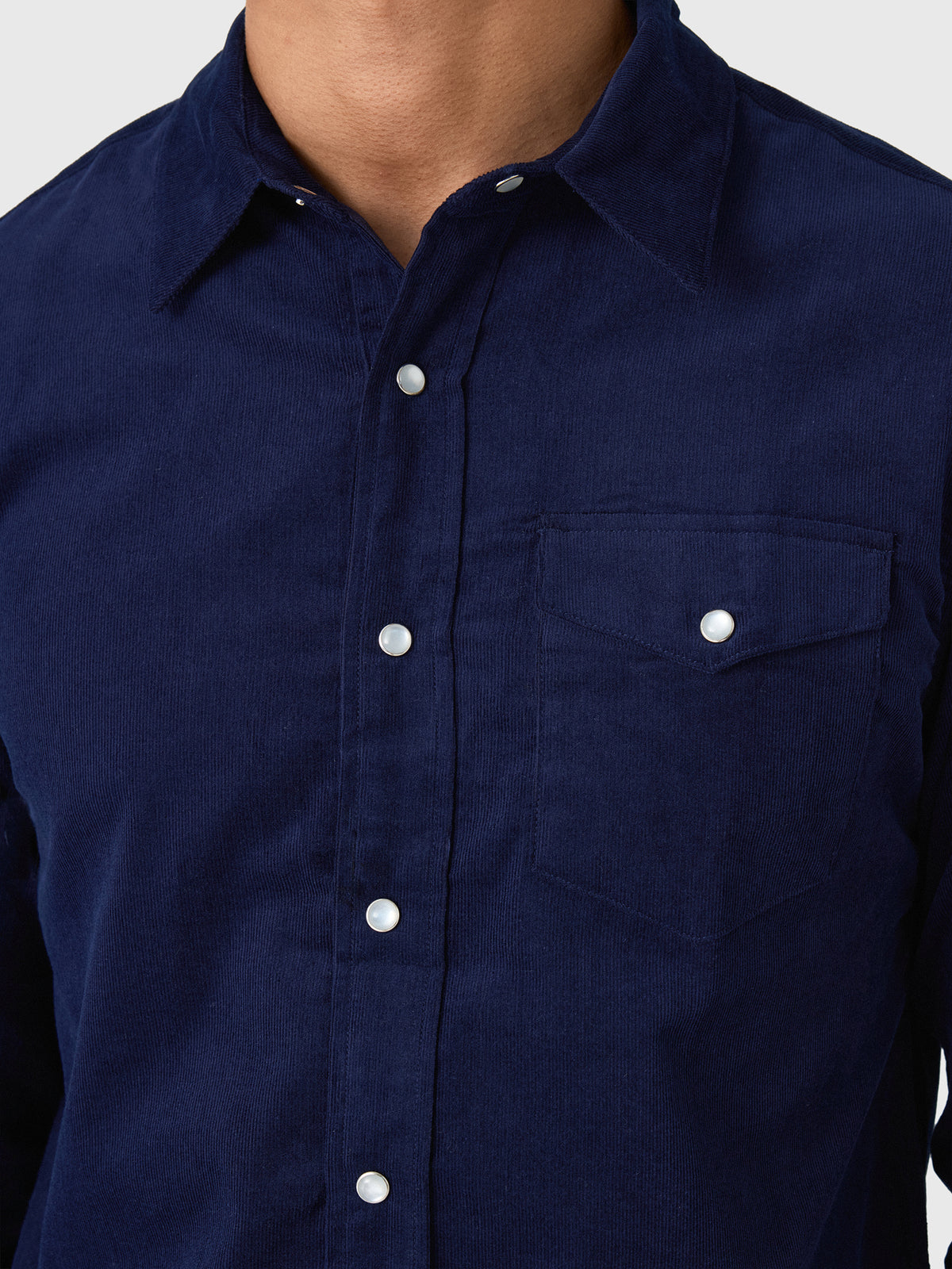 East Cape Men's Long Sleeve Corduroy Shirt - Saint Bernard