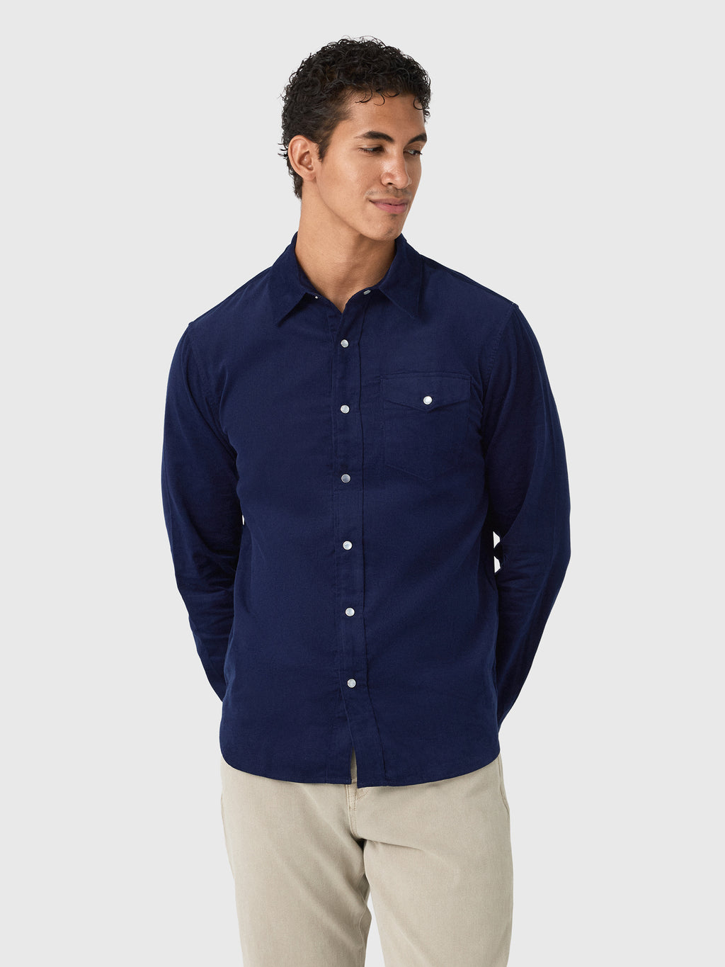 East Cape Men's Long Sleeve Corduroy Shirt - Saint Bernard