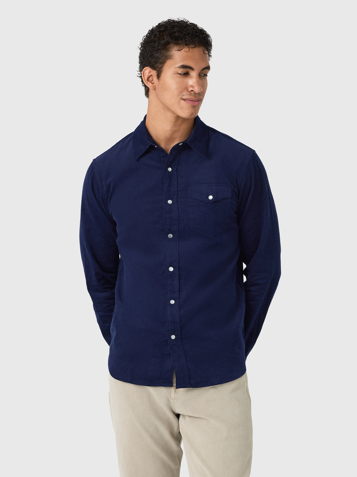 East Cape Men's Long Sleeve Corduroy Shirt - Saint Bernard