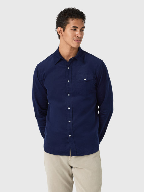 East Cape Men's Long Sleeve Corduroy Shirt - Saint Bernard