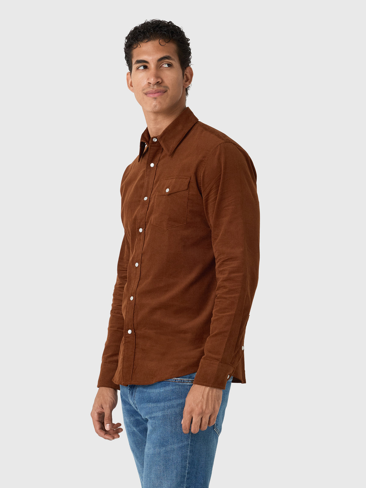 East Cape Men's Long Sleeve Corduroy Shirt - Saint Bernard