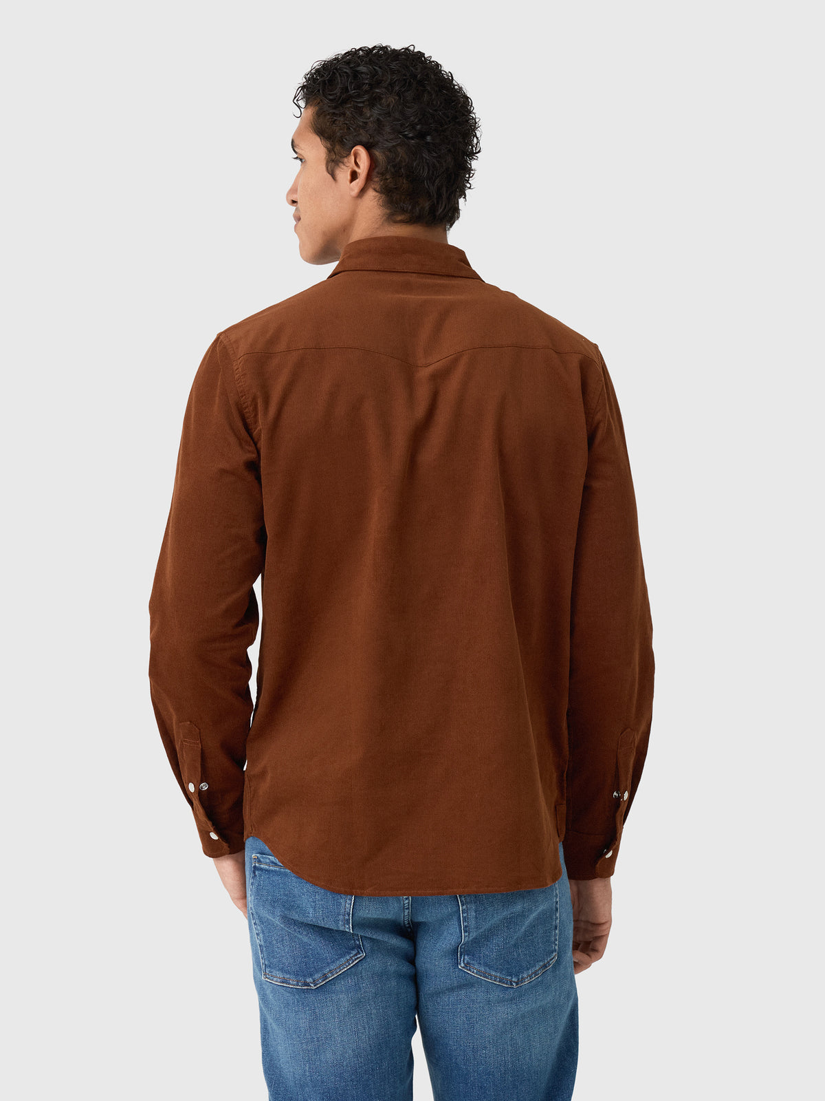 East Cape Men's Long Sleeve Corduroy Shirt - Saint Bernard