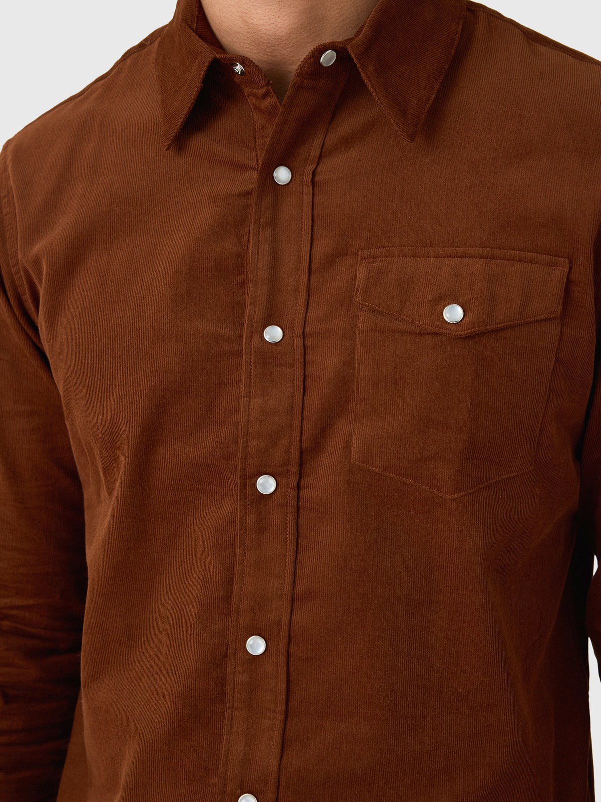 East Cape Men's Long Sleeve Corduroy Shirt - Saint Bernard