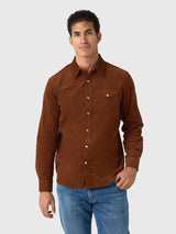 East Cape Men's Long Sleeve Corduroy Shirt - Saint Bernard