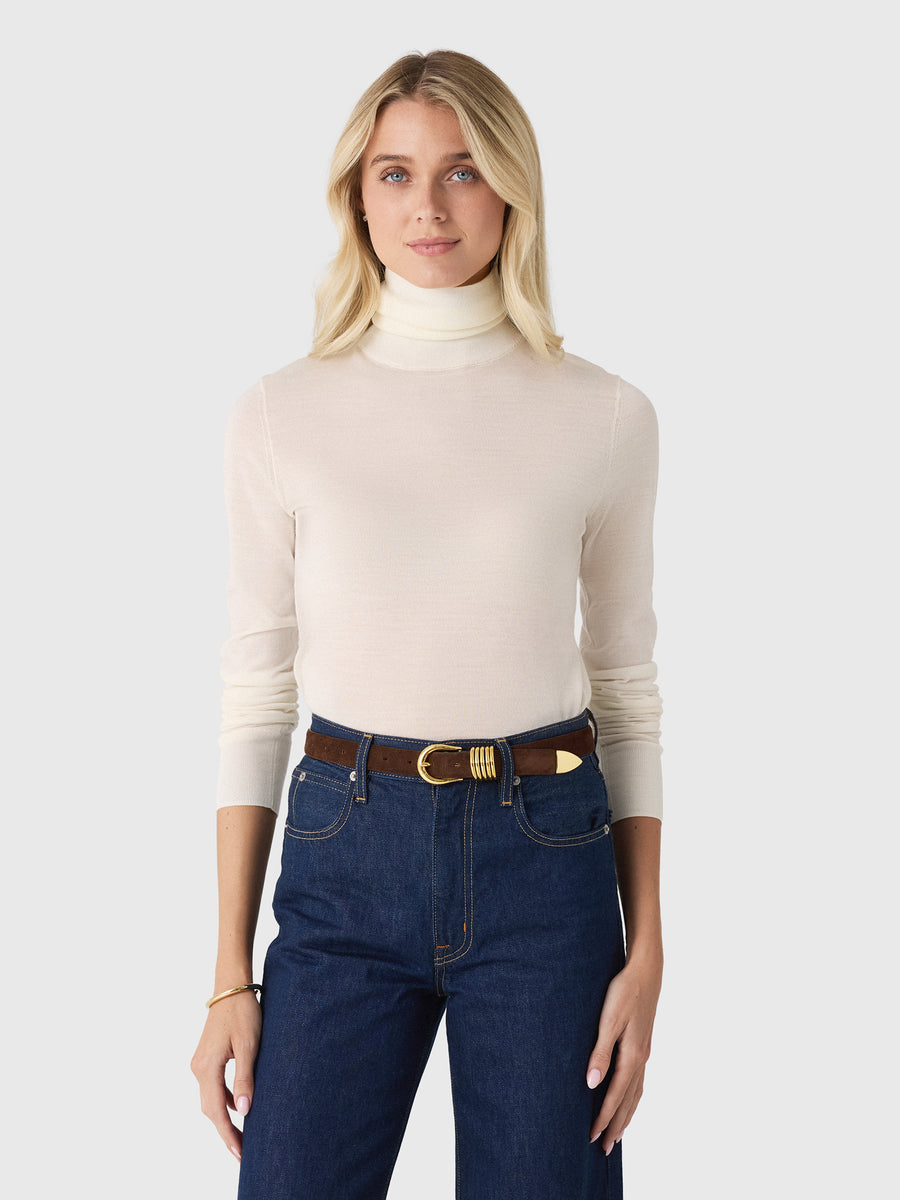 Nicholas Women's Zadie Rollneck Sweater - Saint Bernard