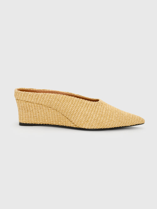 Simon Miller Women's Raffia Gala Wedge