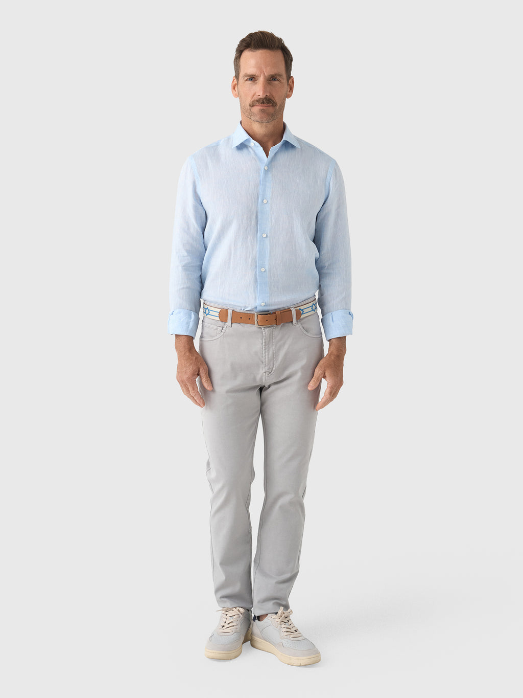 Maria Santangelo Men's Woven Shirt - Saint Bernard