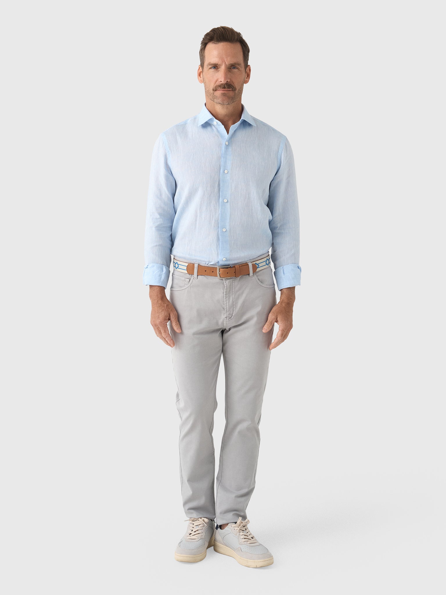 Maria Santangelo Men's Woven Shirt - Saint Bernard