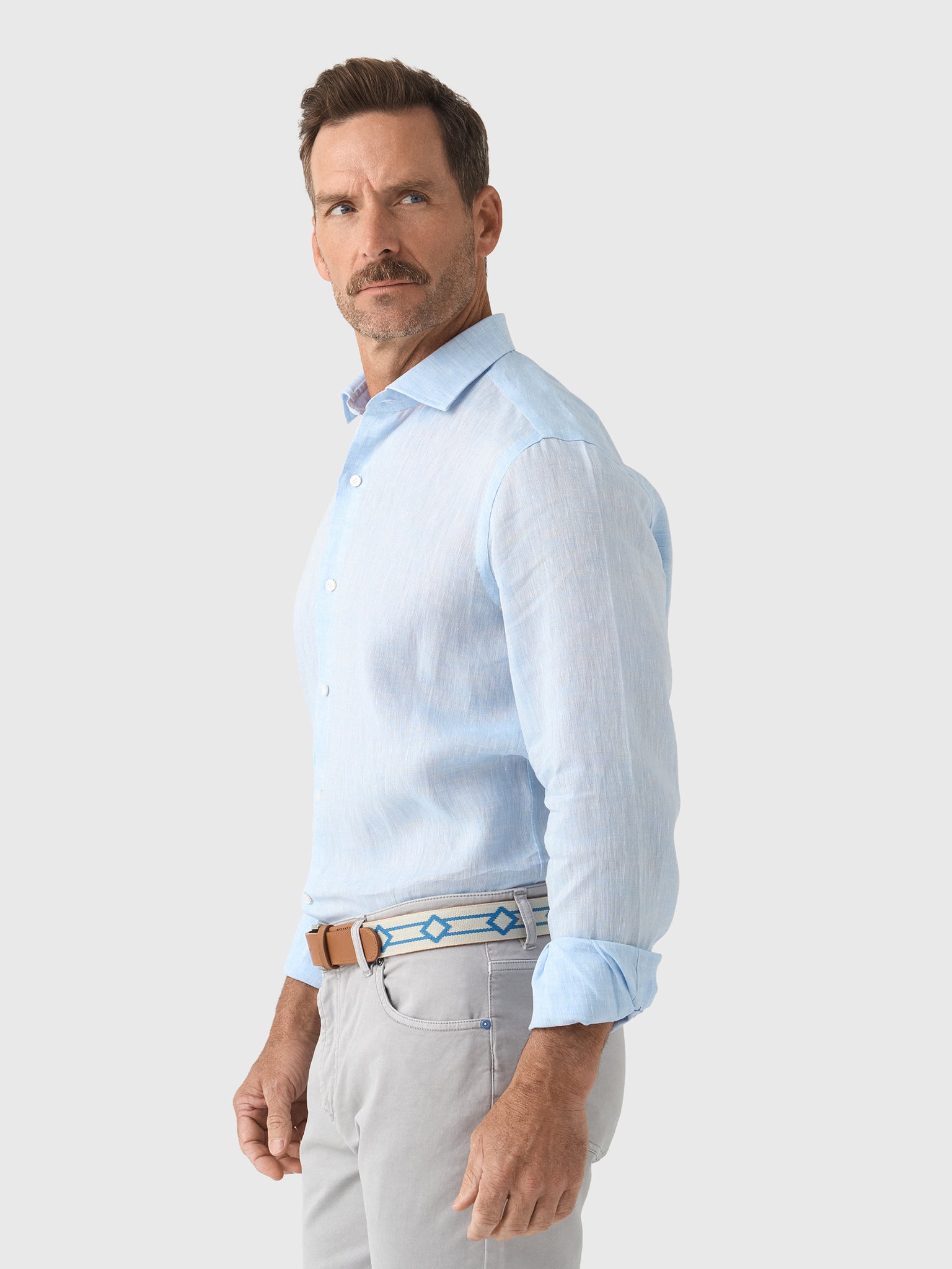 Maria Santangelo Men's Woven Shirt - Saint Bernard