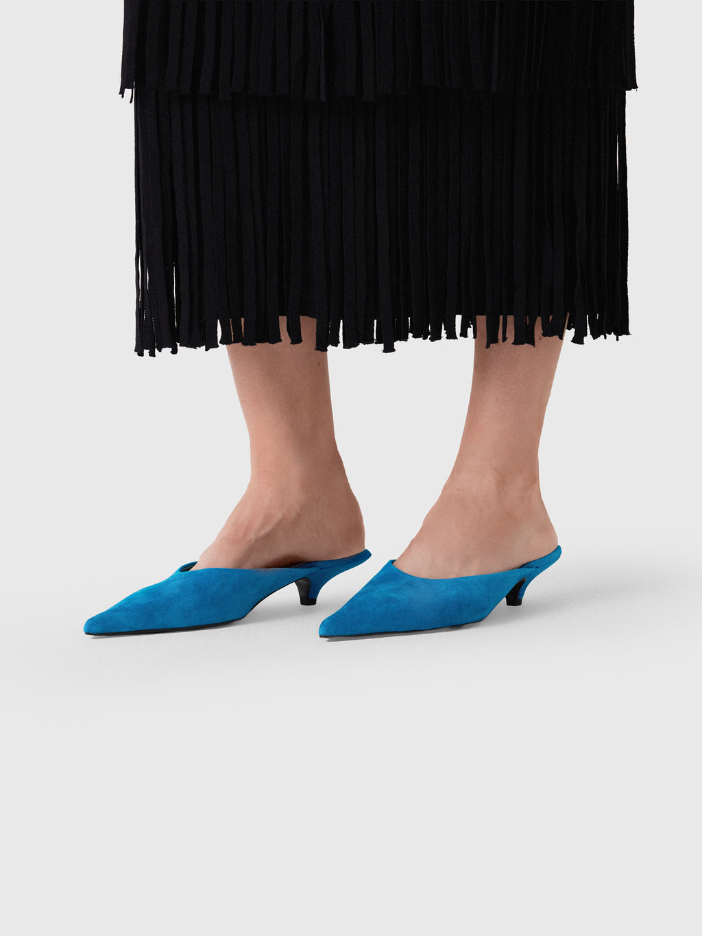 Simon Miller Women's Suede Arrow Mule - Saint Bernard