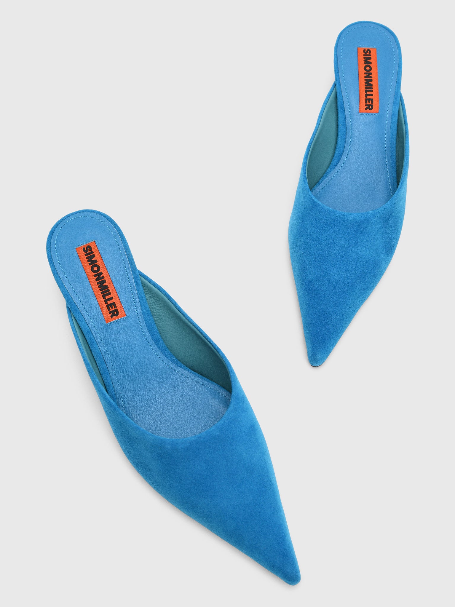 Simon Miller Women's Suede Arrow Mule - Saint Bernard