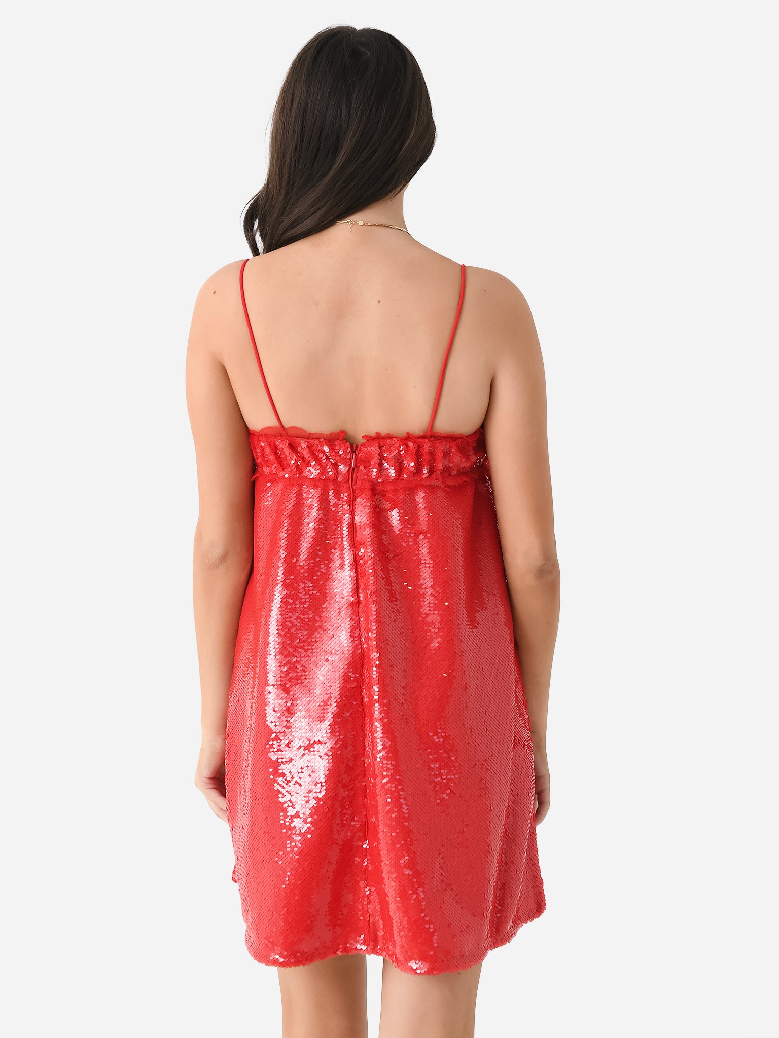 ganni sequin mini dress BLUE SEQUINED MINI DRESS codressing