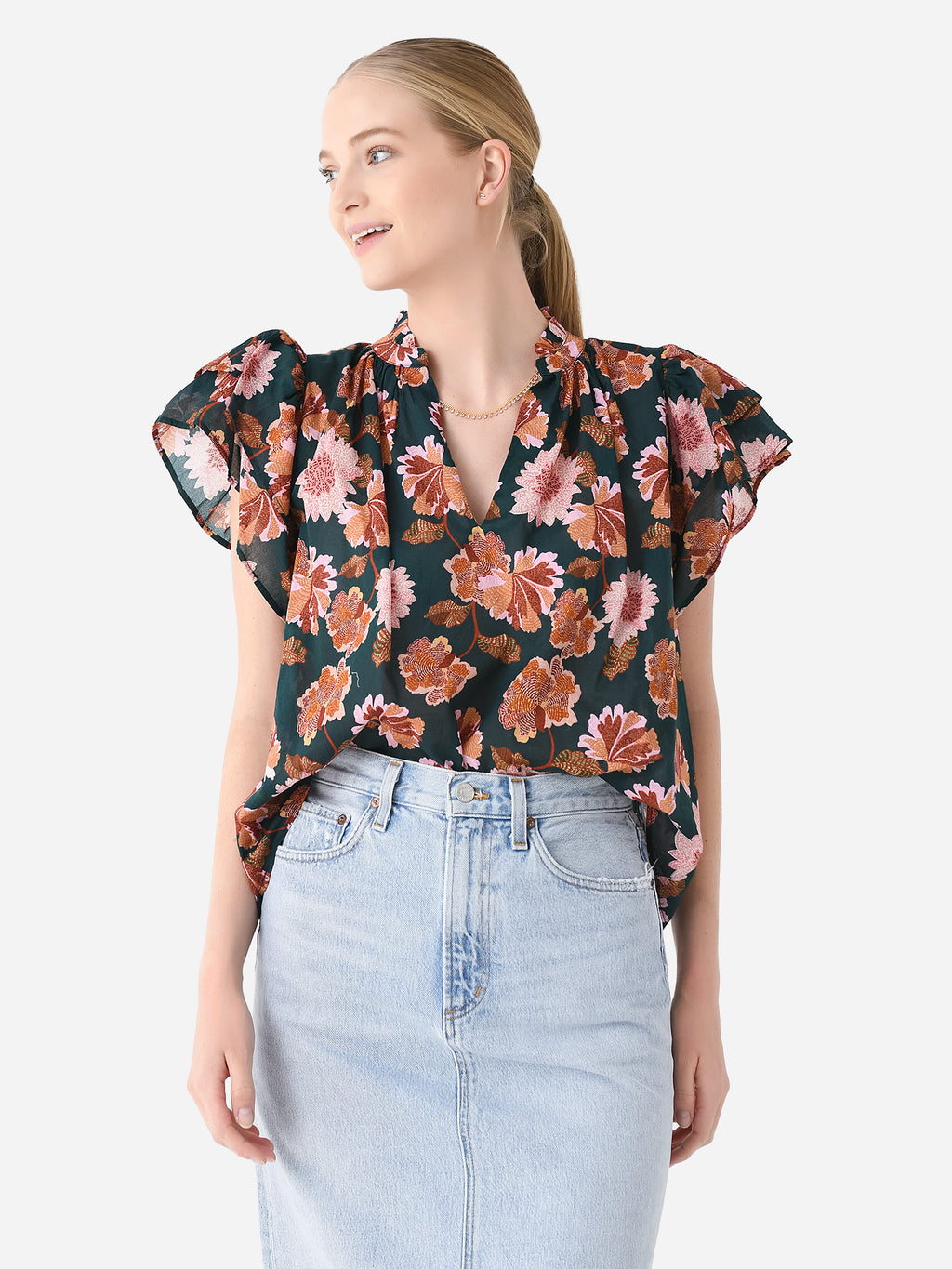Trovata Women's Clover Blouse - Saint Bernard