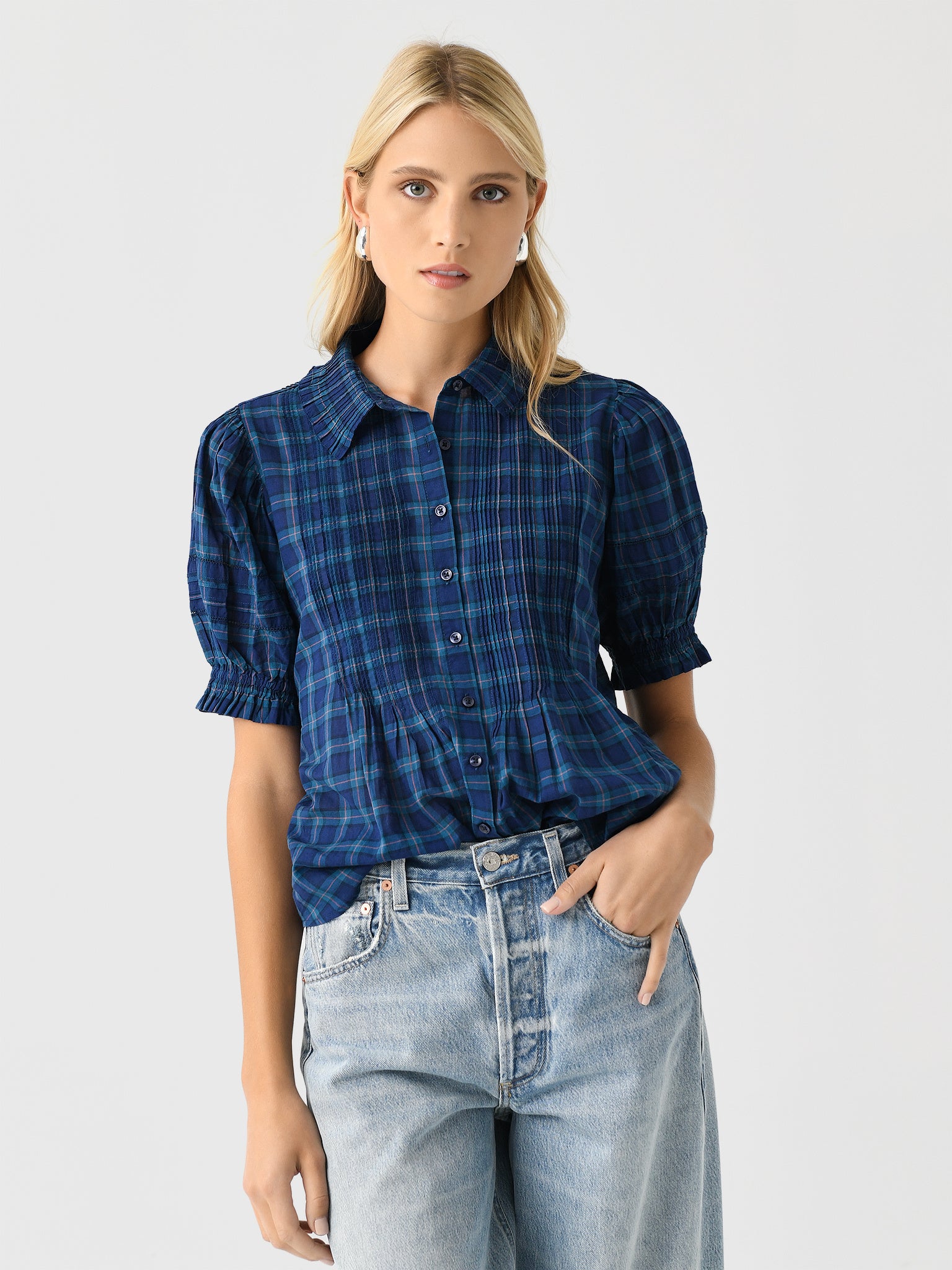 Trovata Women's Jess Blouse - Saint Bernard