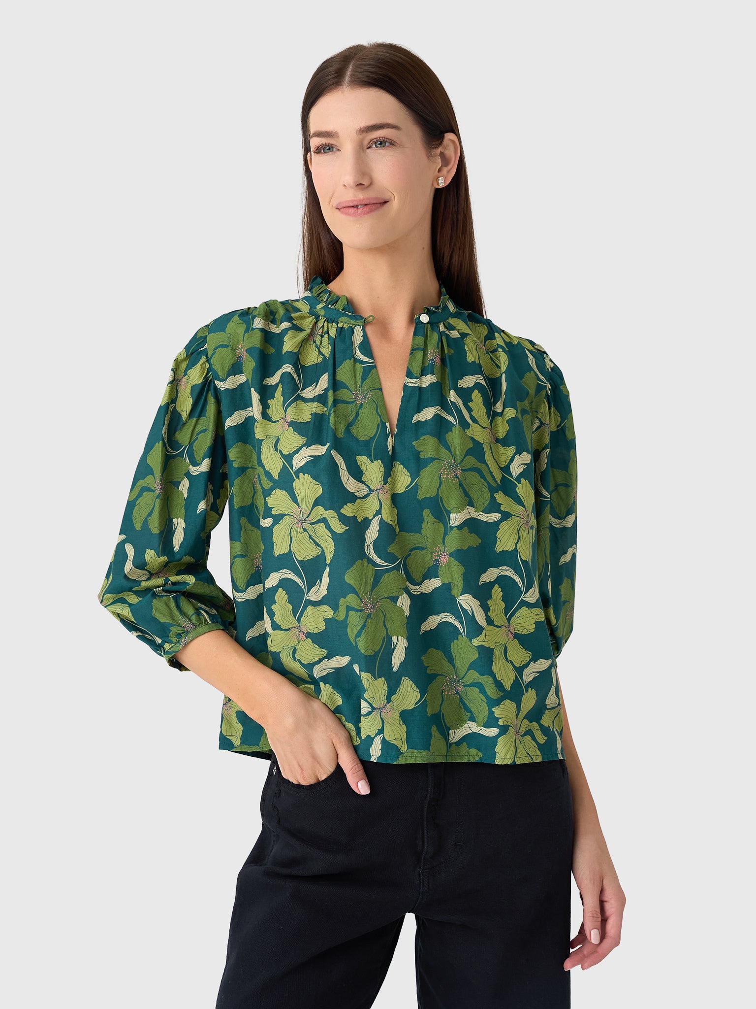 Trovata Women's Orly Blouse - Saint Bernard