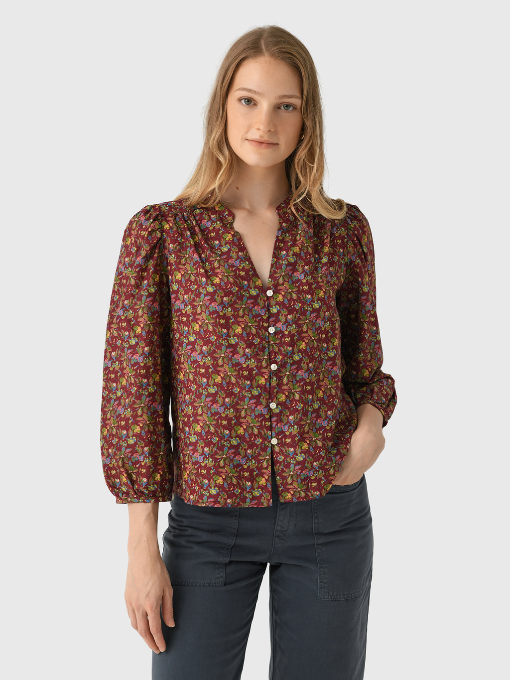 Trovata Women's Maisey Blouse - Saint Bernard